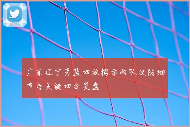 广东辽宁男篮回放揭示两队攻防细节与关键回合复盘
