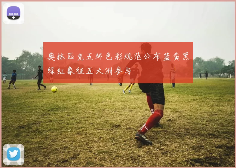 奥林匹克五环色彩规范公布蓝黄黑绿红象征五大洲参与