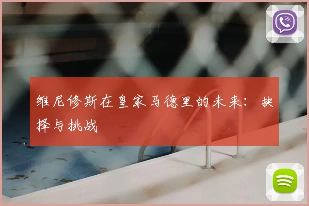 维尼修斯在皇家马德里的未来：抉择与挑战